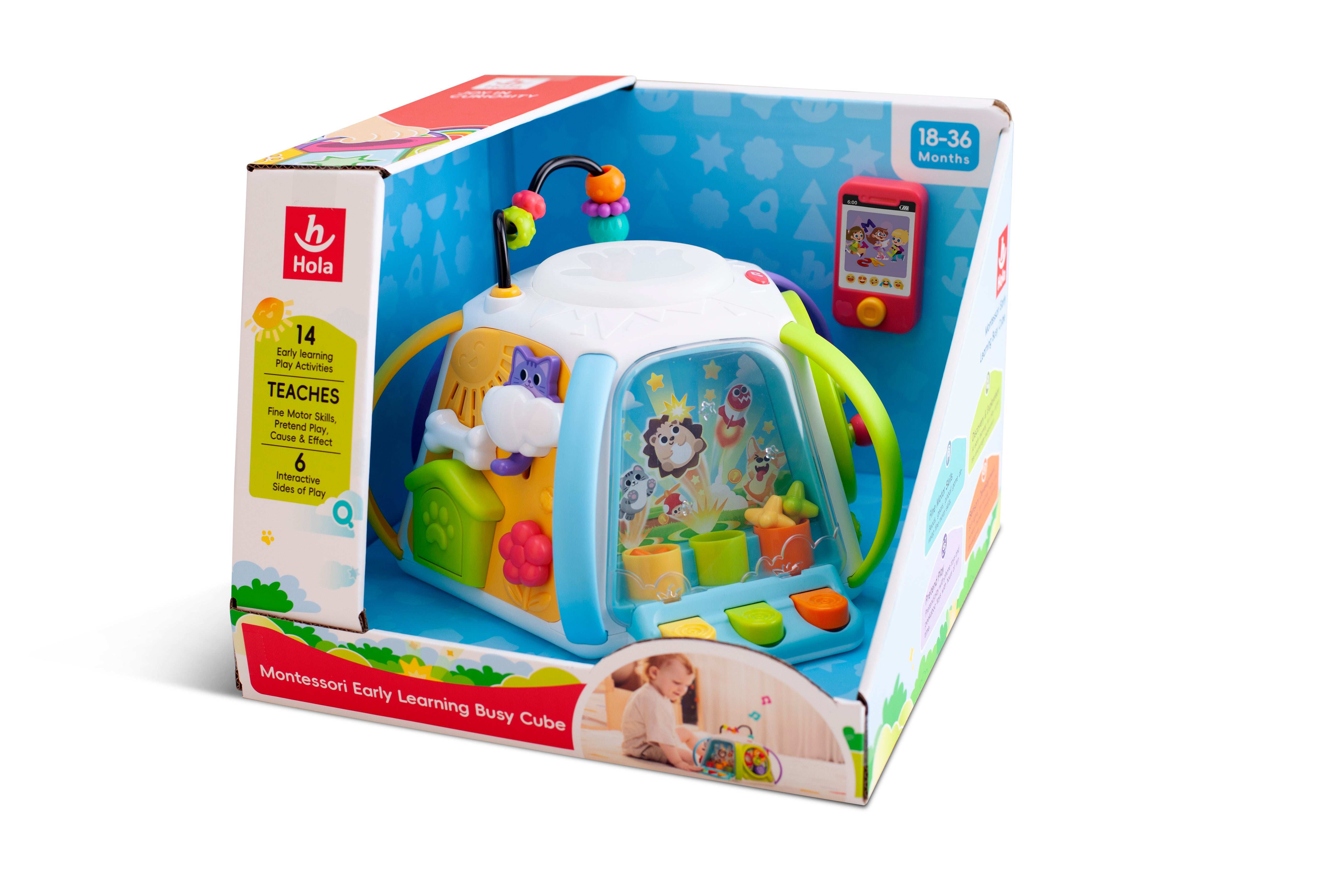 Hola Montessori Early Learning Busy Cube for kids in Kuwait